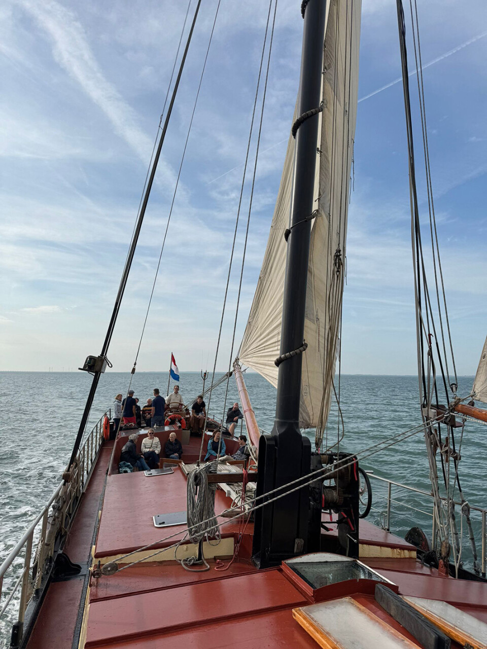 Scaldis kuip naar achterschip